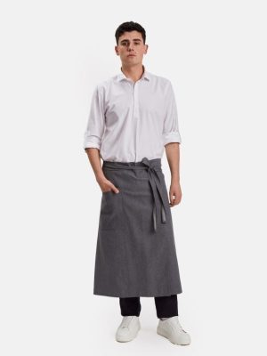 Mandil francés abertura lateral