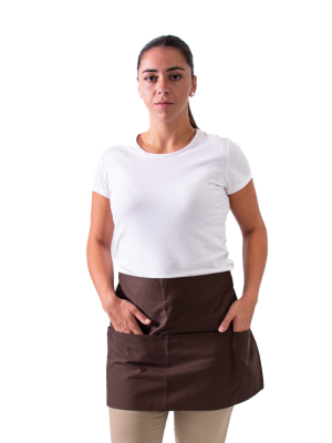 Mandil corto multibolsillos